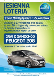 Jesienna Loteria w galerii Focus Mall Bydgoszcz