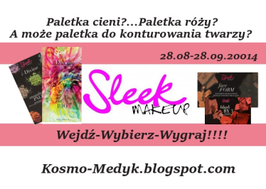 Sleek 'omania - Blogowe rozdanie czas start!