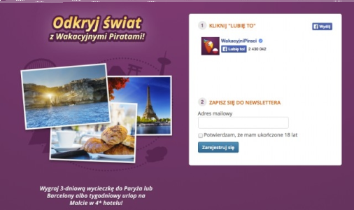 Konkurs "Odkryj świat z Wakacyjnymi Piratami"