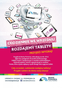 Przyjdź i wygraj tablet od "Bramy Pomorza"
