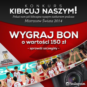 Kibicuj naszym i wygraj bon o wartości 150zł