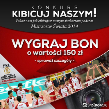 Kibicuj naszym i wygraj bon o wartości 150zł