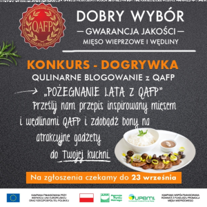 Qulinarne blogowanie z QAFP – dogrywka "Na pożegnanie lata"