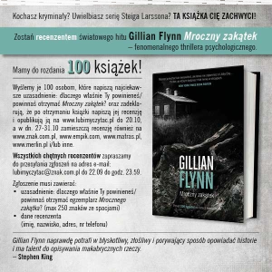Zostań recenzentem nowej powieści Gillian Flynn "Mroczny zakątek"