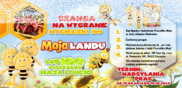 Konkurs "Ulubiony bohater z bajki Pszczółka Maja"