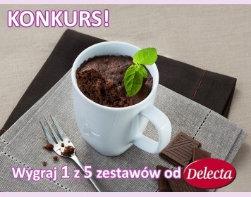 Wygraj 1 z 5 zestawów od Delecta Łatwe Ciacho!