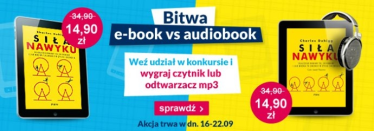 Konkurs "Bitwa - ebook vs audiobook"