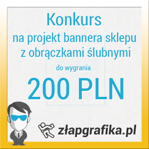 Konkurs na projekt banneru sklepu z obrączkami