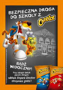 Kup 2 opakowania Cheetos i weź odblask gratis
