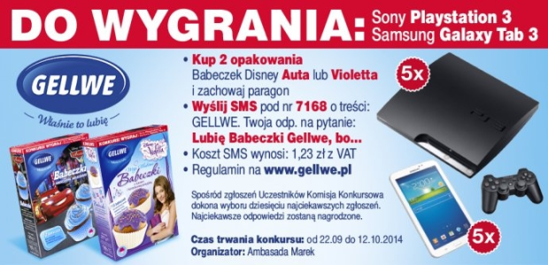 Konkurs "Słodkie chwile z Gellwe i Disneyem"