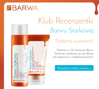 Przetestuj zestaw Barwy Siarkowej!