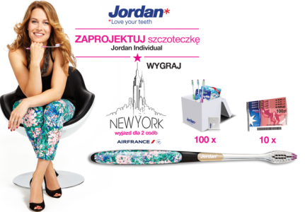 Zaprojektuj szczoteczkę Jordan Individual