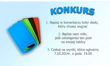 Wygraj deskę do krojenia