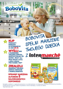 Konkurs "Bobovita spełni marzenie Twojego dziecka Intermarche"