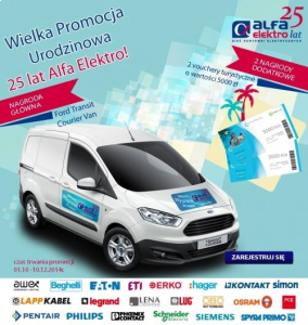 „Wielka Promocja Urodzinowa - 25 lat Alfa Elektro”