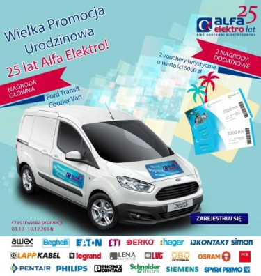 „Wielka Promocja Urodzinowa - 25 lat Alfa Elektro”
