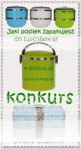 Konkurs "Gustownie, smacznie i oryginalnie, czyli zabieramy ze sobą posiłek"