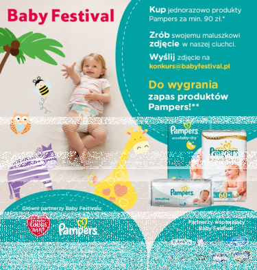 Wygraj zapas produktów Pampers