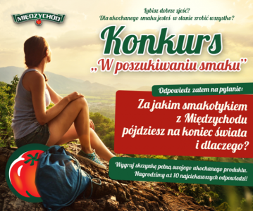 Konkurs "W poszukiwaniu smaku" do godz. 12:00