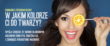 Konkurs fotograficzny "W jakim kolorze Ci do twarzy?"