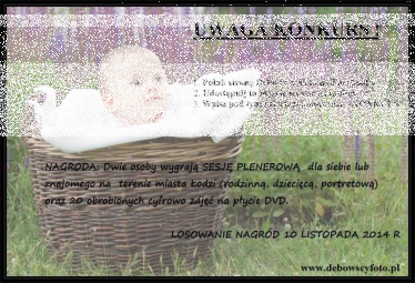 Wygraj sesję fotograficzną, Łódź