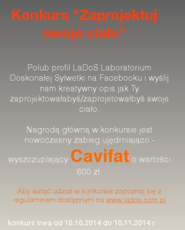 Konkurs "Zaprojektuj swoje ciało"