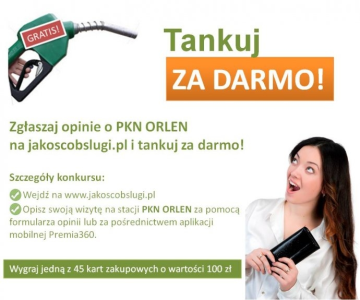 Konkurs "Tankuj ZA DARMO"