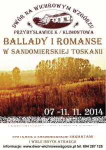 Wygraj pakiet sylwestrowy dla dwóch osób na Wichrowym Wzgórzu