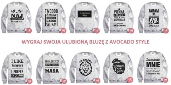 Wygraj swoją ulubioną bluzę z Avocado Style!
