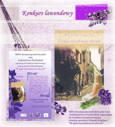 Konkurs lawendowy - Sofy i Wydawnictwa Psychoskok