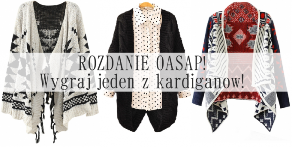 Wygraj kardigan Oasap!