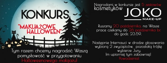 Konkurs "Makijażowe Halloween"