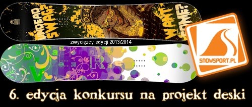 Konkurs na projekt deski snowboardowej