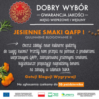 Konkurs "Jesienne Smaki QAFP - Qulinarne blogowanie z QAFP II"