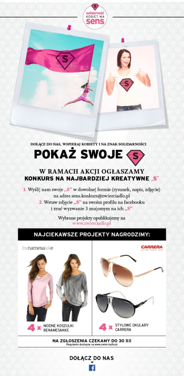 Konkurs na najbardziej kreatywne S "Solidarnośc Kobiet"