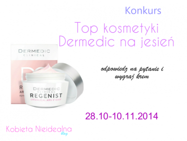 Konkurs "Top komsetyki Dermedic na jesnień"