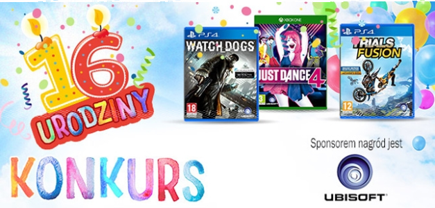 Wygraj jedną z 16 gier na 16 lat Komputer Świat