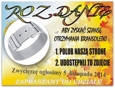 Wygraj modną bransoletkę