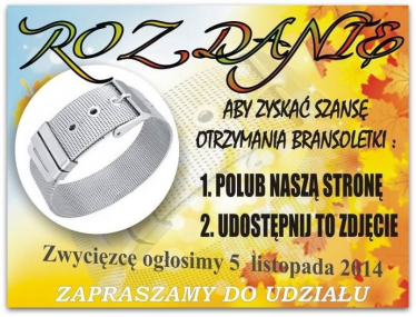 Wygraj modną bransoletkę