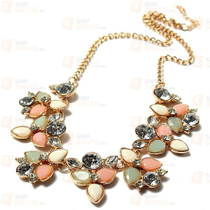 Konkurs ze ShipGRATS.eu o Kwiatkowy naszyjnik z elementami z szlifowanego szkła