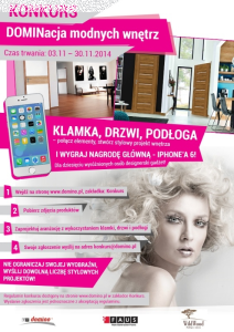 Konkurs "DOMINacja modnych wnętrz"
