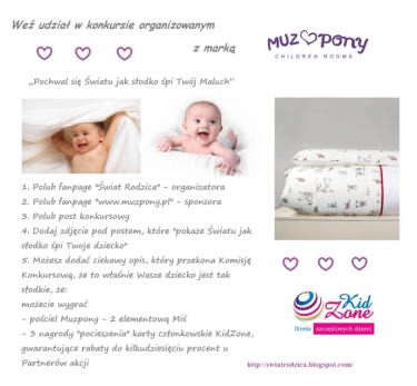 Konkurs "Pochwal się światu jak słodko śpi Twoj Maluch"