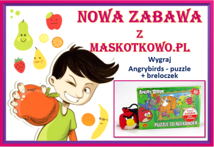 Wygraj zestaw Angrybirds - puzzle + breloczek