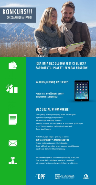 Konkurs "Zaprojektuj plakat i wygraj iPada"