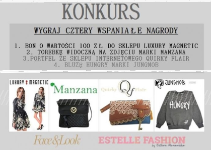 Wygraj cztery wspaniałe nagrody od estellefashion.pl