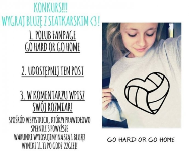 Wygraj bluzę z siatkarskim