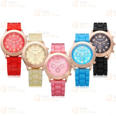 Konkurs ze ShipGRATS.eu o Silikonowy zegarek Geneva w 5 atrakcyjnych kolorach