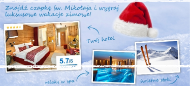 Znajdź czapkę św. Mikołaja i wygraj luksusowe wakacje!
