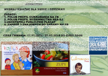 Wygraj książki od cukromania.blogspot.com