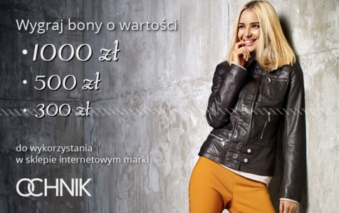 Wygraj bon do wykorzystania w sklepie internetowym ochnik.com